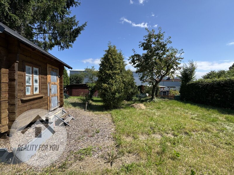Prodej zahrádky o výměře 368 m2 s roubenkou, ul. Na Pastvinách - Varnsdorf