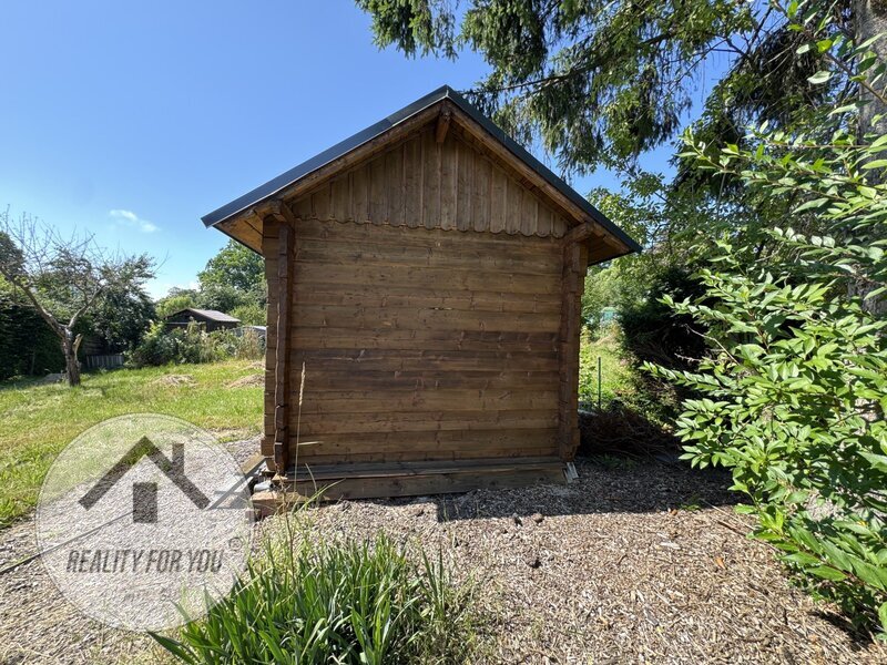 Prodej zahrádky o výměře 368 m2 s roubenkou, ul. Na Pastvinách - Varnsdorf
